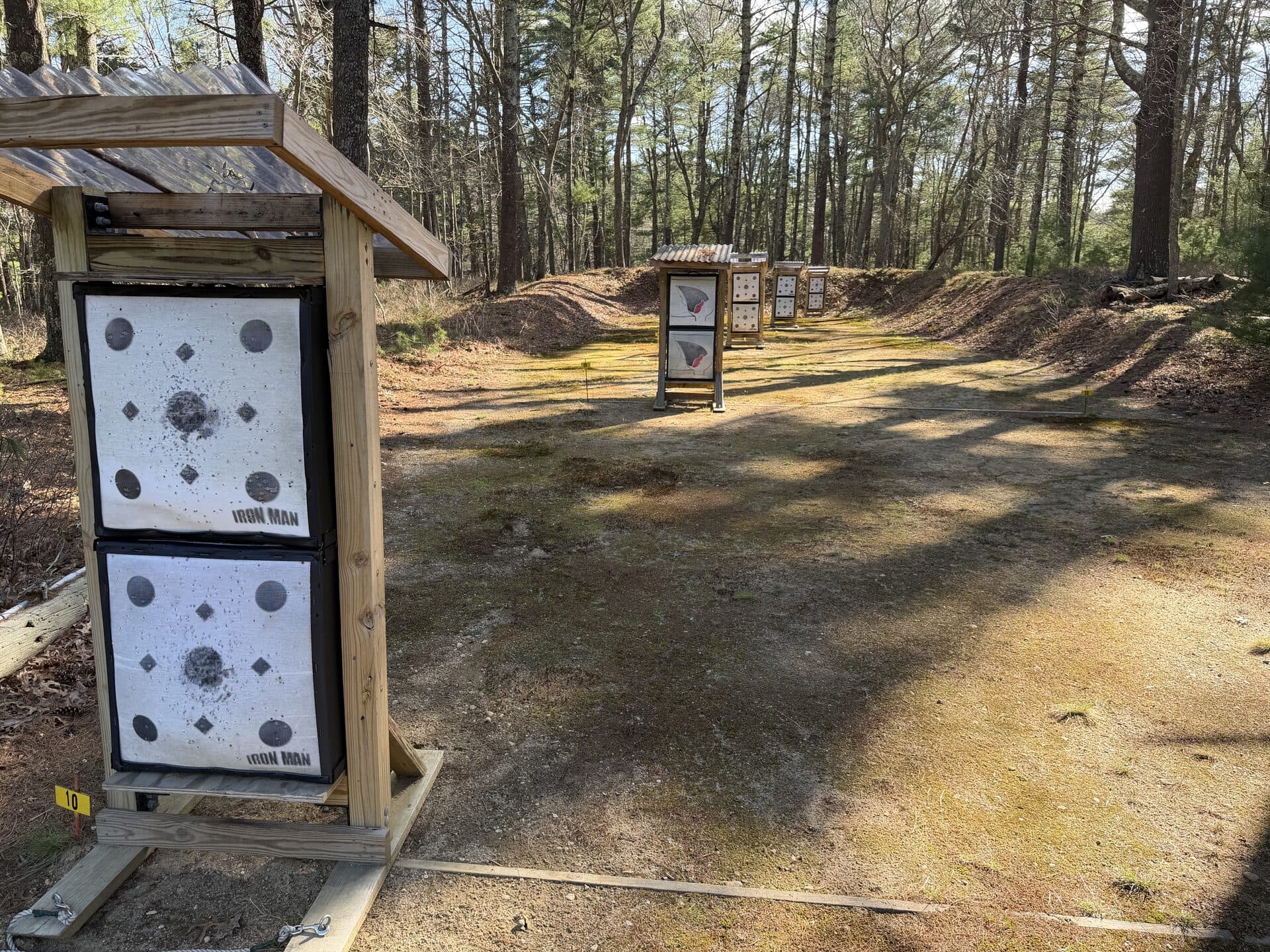 Archery Range · Iron Man target