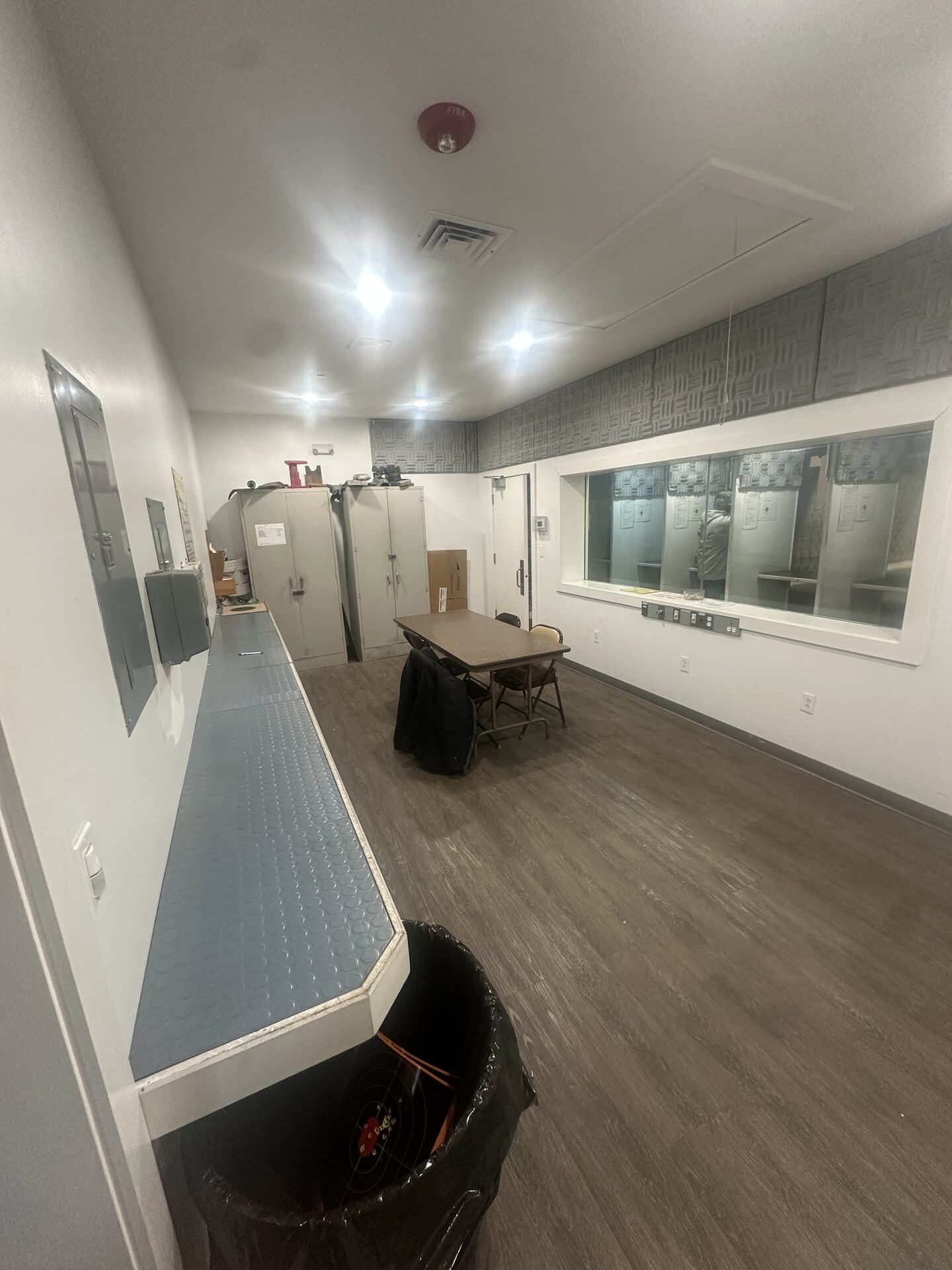 Indoor range control area